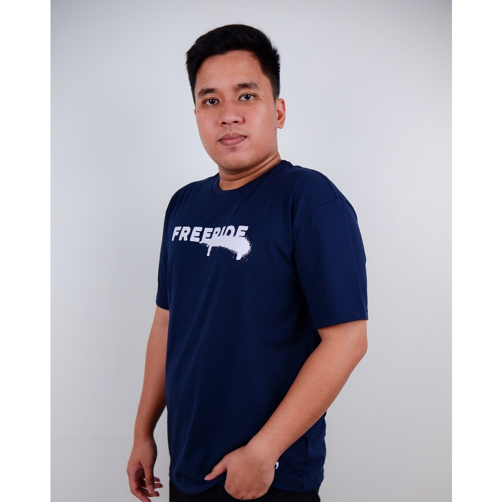 T-shirt Navy Freeride Spray