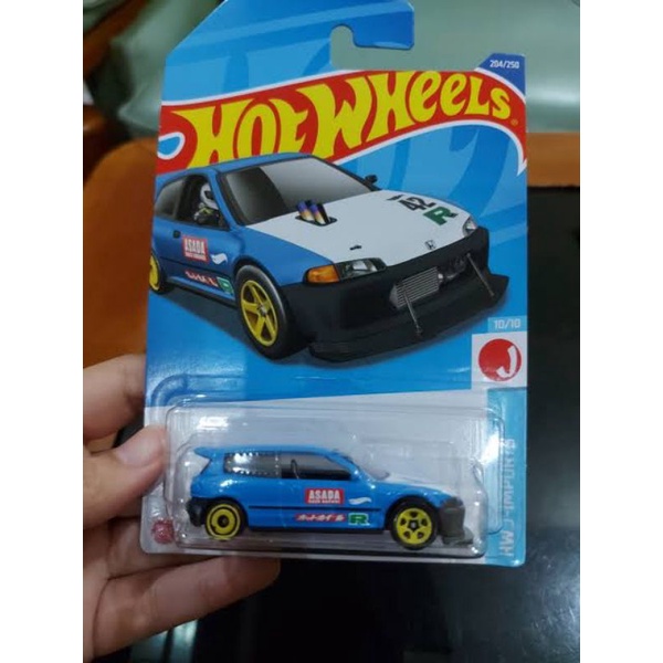HOTWHEELS Hot wheels Honda Civic Custom / Hotwheels Honda Civic Custom Biru New