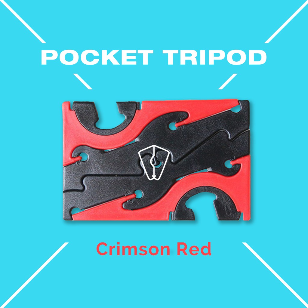 Pocket Tripod Indonesia / Kartu Tripod - Crimson Red