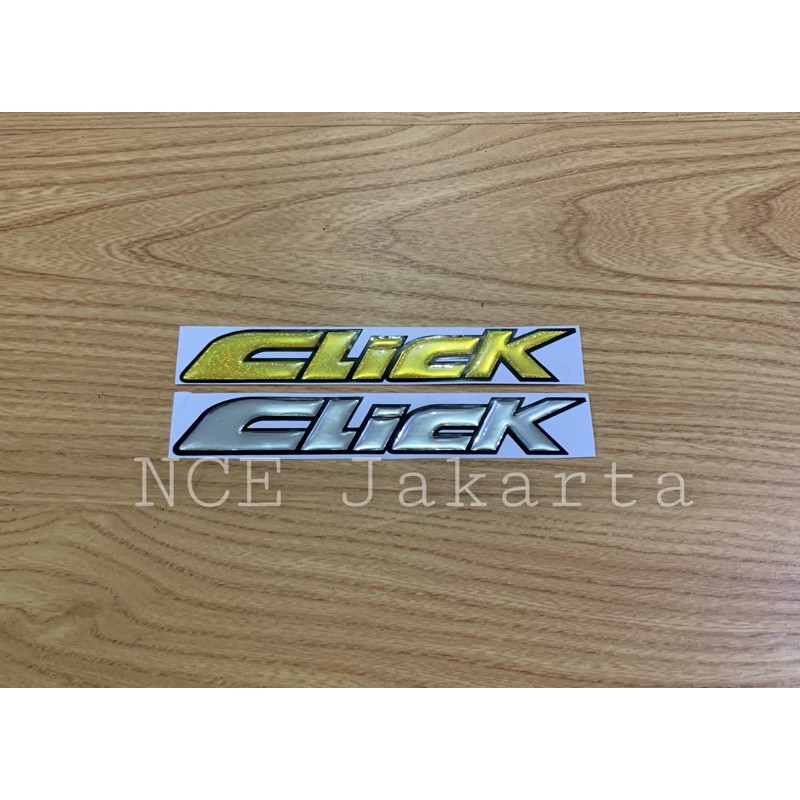 EMBLEM STIKER TIMBUL RESIN CLICK VARIO