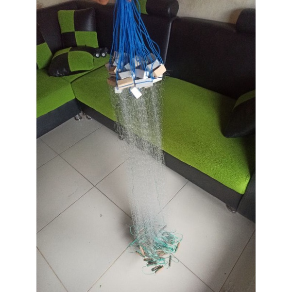 Jaring ikan siap pakai Panjang 10meter