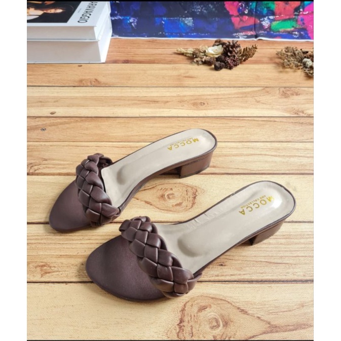 ABBUSHOES RI 01 hak tahu kepang wanita 3cm
