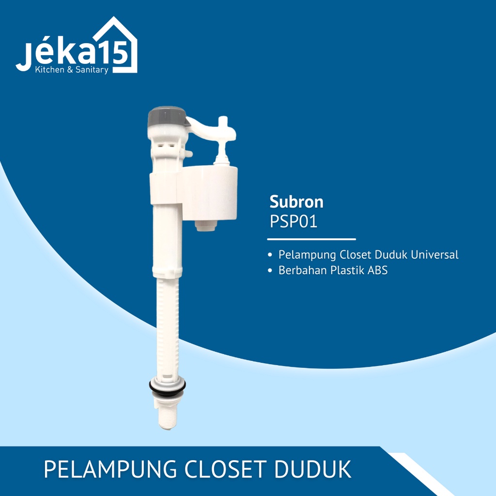 PELAMPUNG KLOSET DUDUK | OTOMATIS KLOSET DUDUK | MODEL TWO PIECE | SUBRON