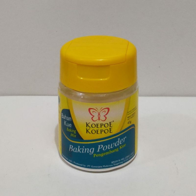 

BAKING POWDER PENGEMBANG KUE KOEPOE KOEPOE KUPU KUPU 45GR