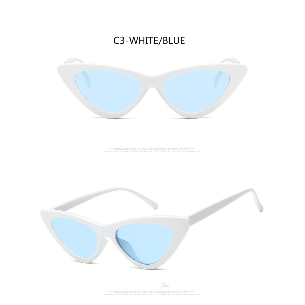 Fashion triangle cat eye ins net red street shooting retro avant-garde personality men and women sunglasses