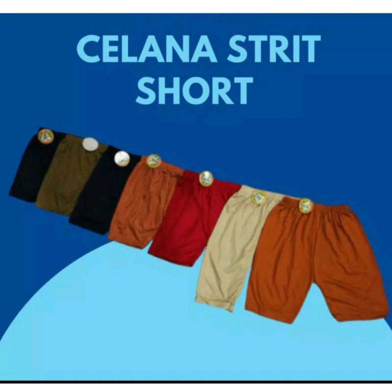 Celana Strit / Stretch Shortpant  Leging Pendek Wanita Fellicia LUSINAN