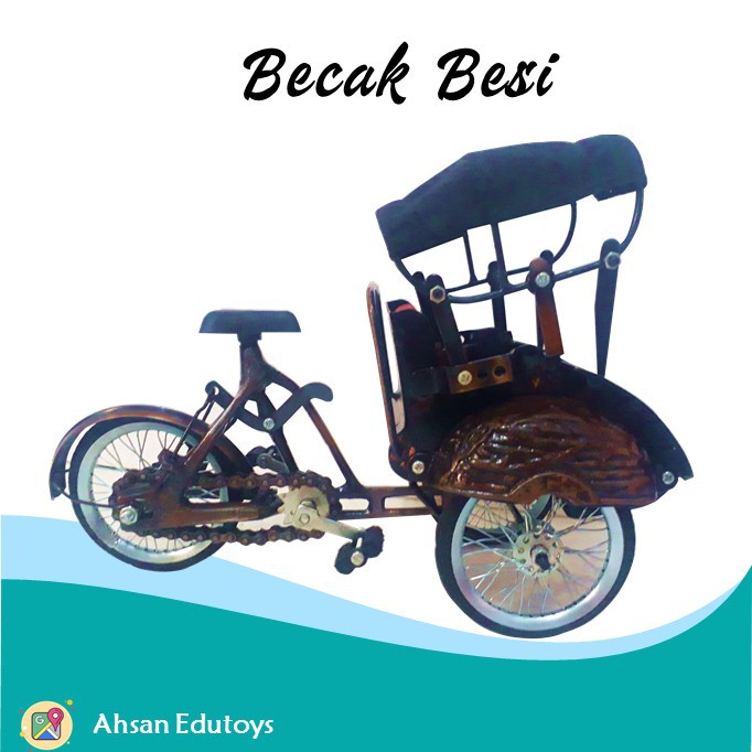 Kerajinan Tangan Becak Besi Souvenir Khas Jogja