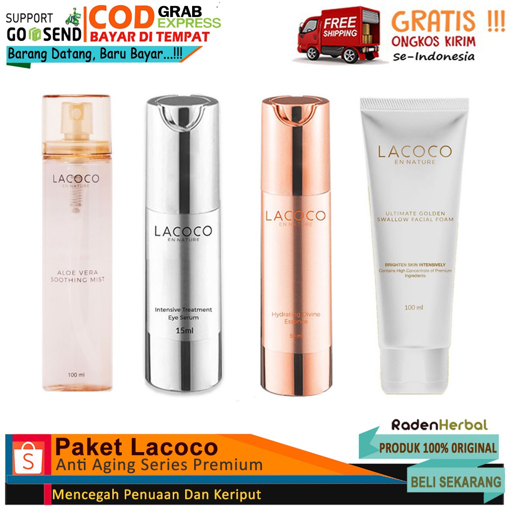 Paket Lacoco Anti Aging Series Nasa/Perawatan Anti Aging