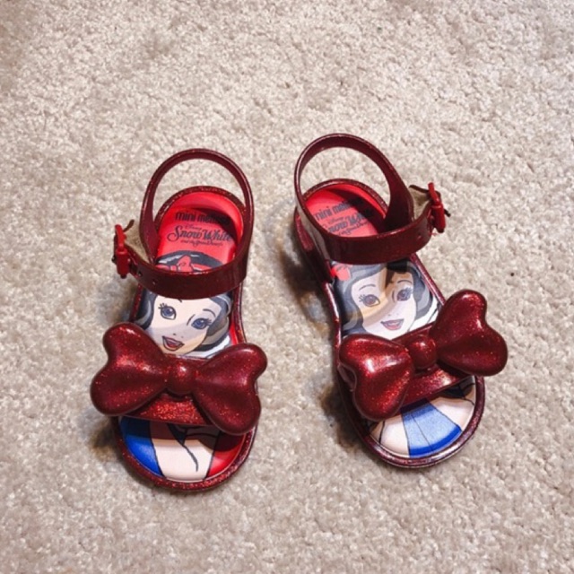 Sepatu sandal anak perempuan Minimelissa snow white slip on