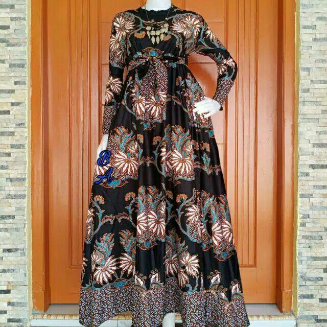 Gamis Batik Motif Terbaru