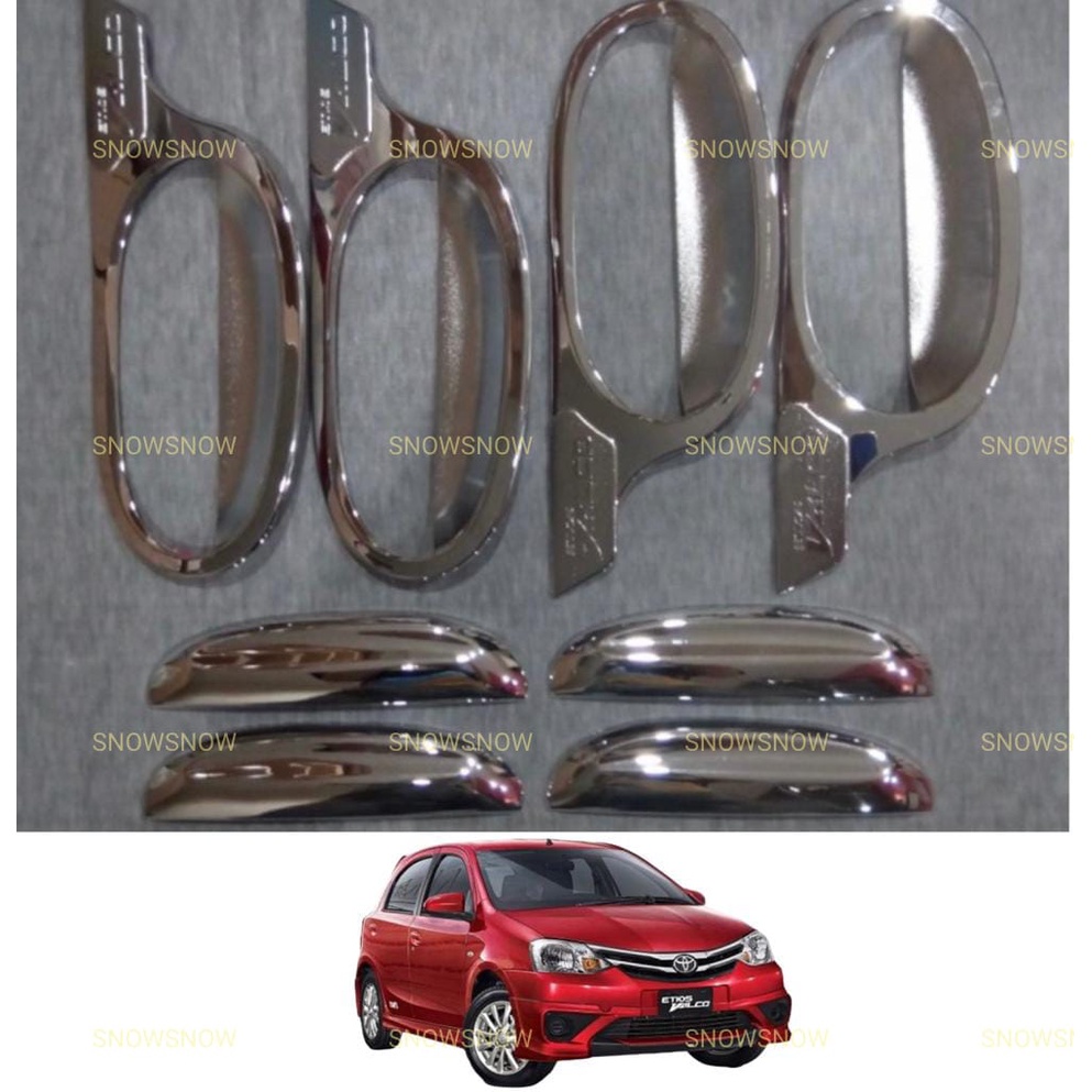 Paket Outer Handle Cover Toyota Etios Sporty Chrome