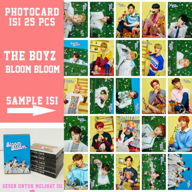 Photocard the boyz 1 pack isi 25pcs