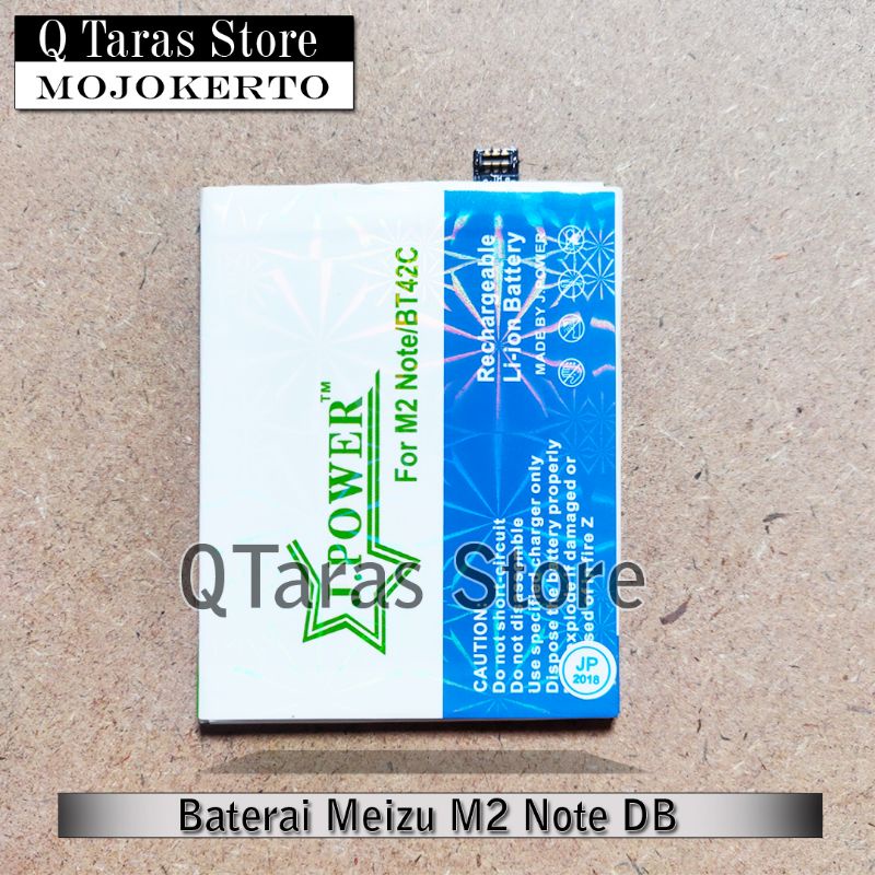 Baterai Double Power Meizu M2 Note Original J Power