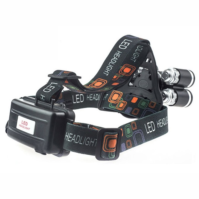 TaffLED Headlamp Senter Kepala LED Cree XM L 1T6 + 4XPE 16000 Lumens