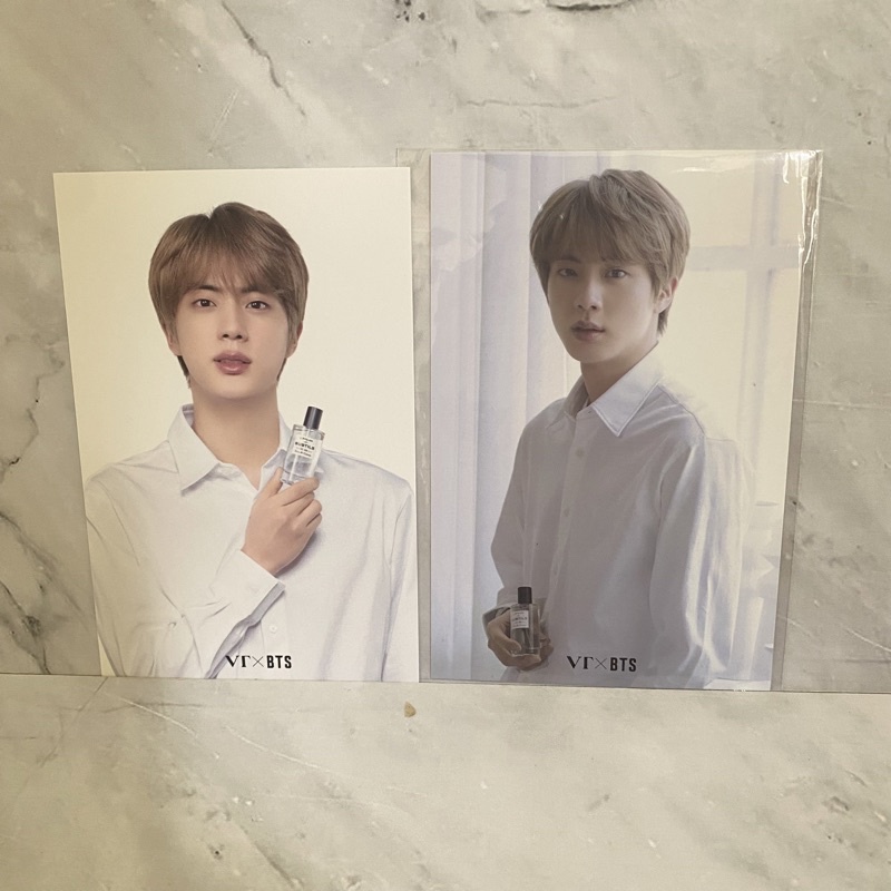 BTS X VT subtils perfume photocard pc postcard official jin seokjin official