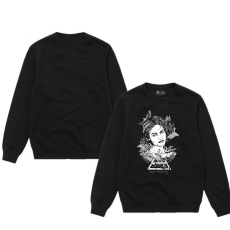 SWEATER JAKET DISTRO CATHARSIS CHAPTER EMPIRE BIMO 100%  PREMIUM