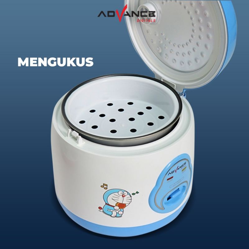 Advance Rice Cooker G15 1.8L Magic Jar / Magic Com / Penanak Nasi Serbaguna Advance 3in1 G 15 G 15 low Watt doraemon