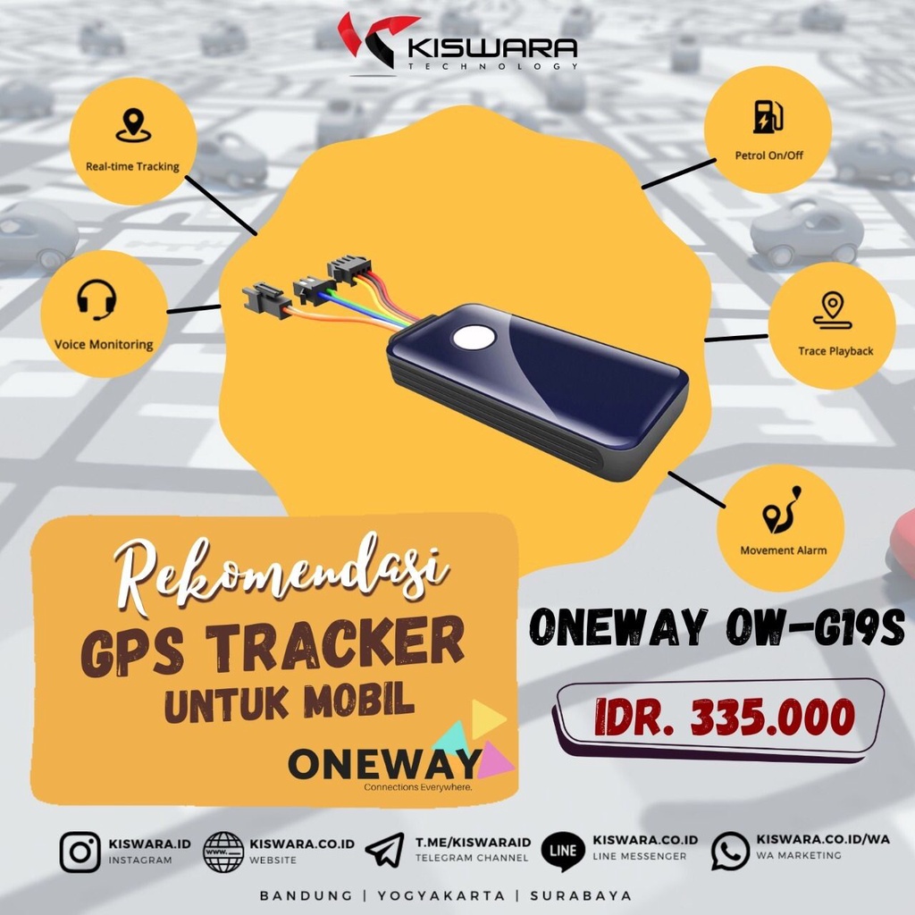 GPS Tracker Motor Mobil Gratis Server 1 Tahun