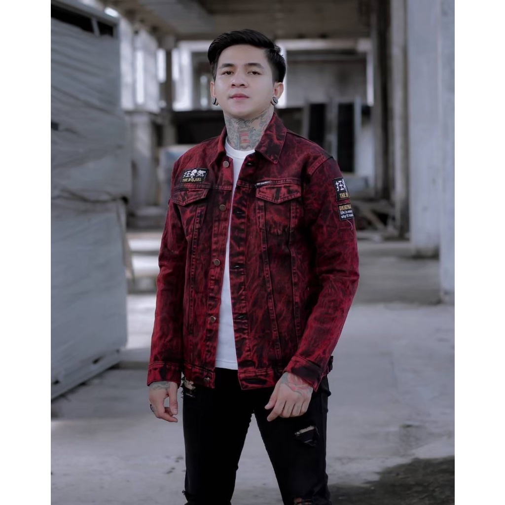 jaket pria / jaket jeans denim / jaket levis tebal /jaket levis Bordir / jaket pria kekinian / jaket