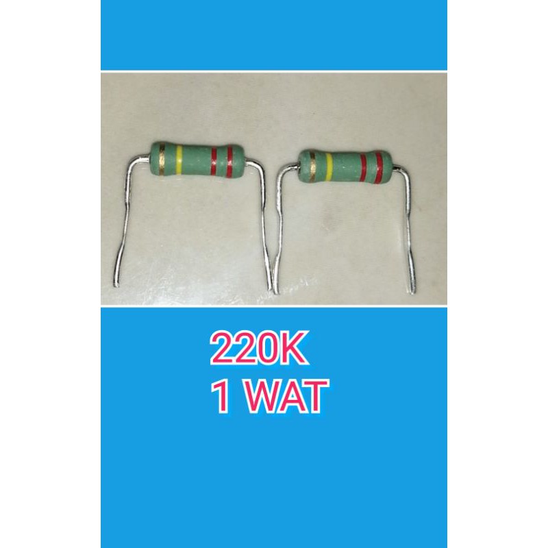 resistor, 220K, 1 WATT, original japan