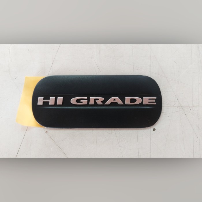 Emblem HI GRADE Bagasi Panther Kapsul