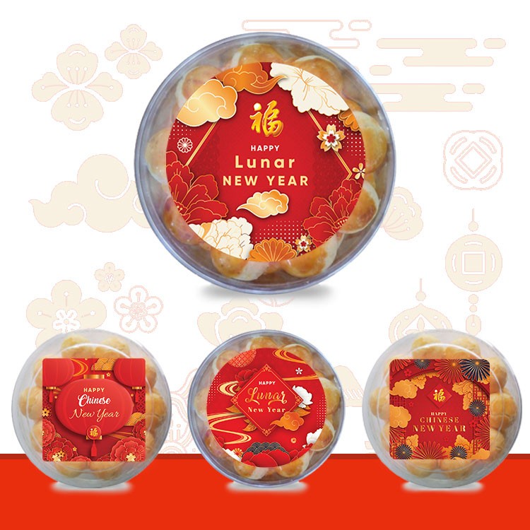 

Stiker Kartu Ucapan Imlek Lunar Chinese New Year Sticker Sincia