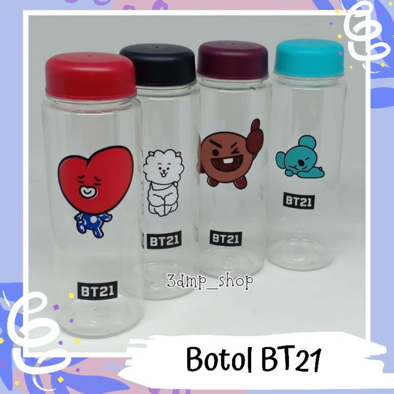 Botol BT21 BTS tata Shooky Mang Van