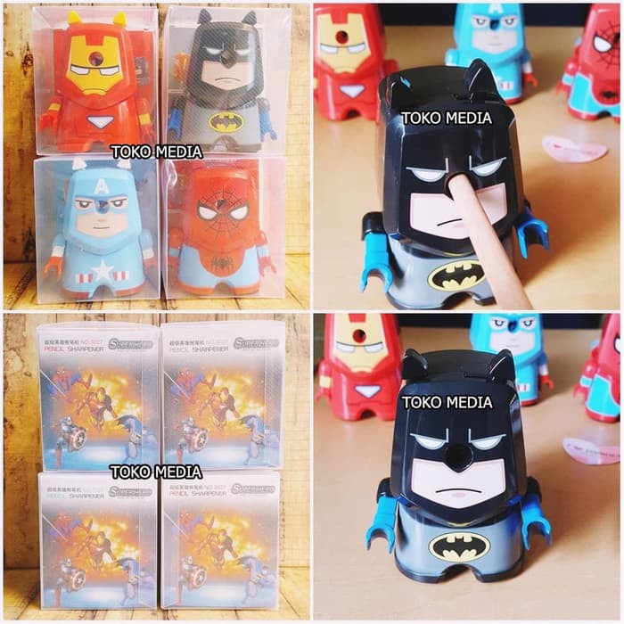 

Serutan / Rautan Pensil no.3027 Model Superhero Bagus Murah