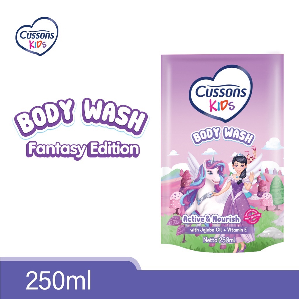 CUSSON KIDS WASH 250ML DOY UNICORN ACTIVE NOURISH