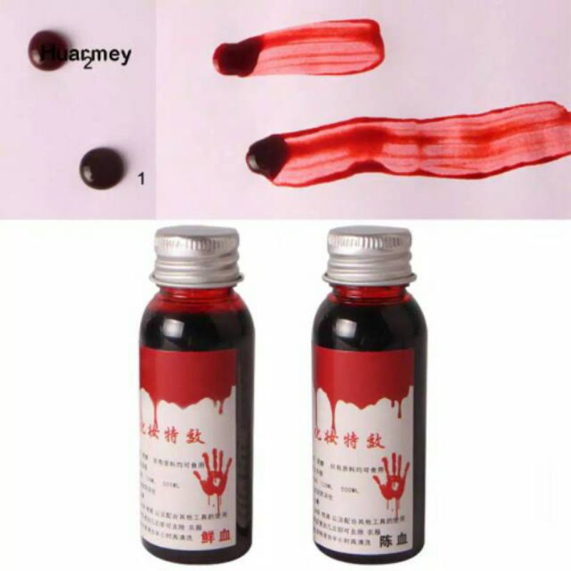 mainan darah palsu botol 30ml prank