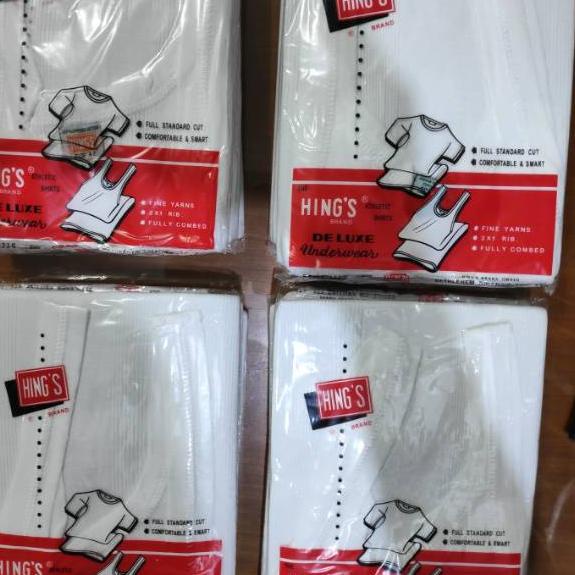 (LANGSUNG KIRIM) SINGLET HINGS PRIA, SINGLET DEWASA SALUR / KAOS DALAM PRIA HING'S SINGLET HINGS MER
