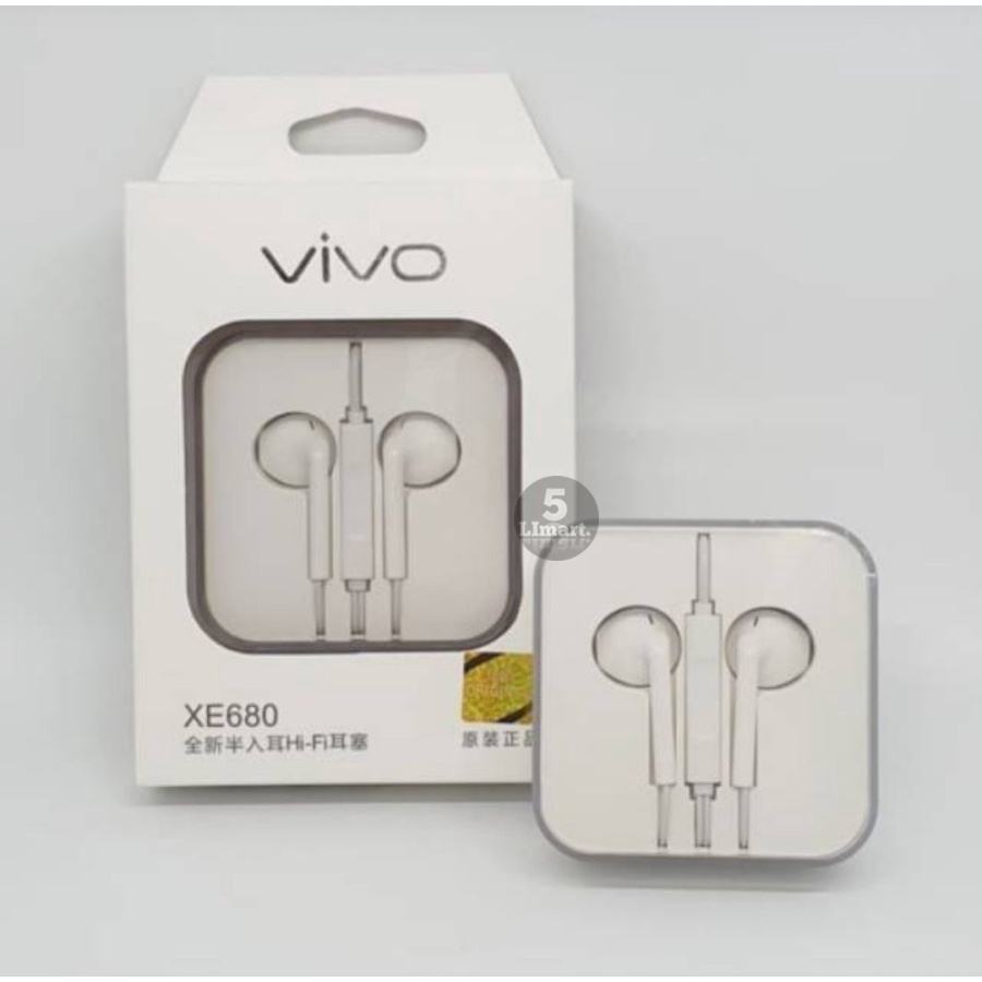 Headset VIVO XE-680 XE680 hf vivo putih