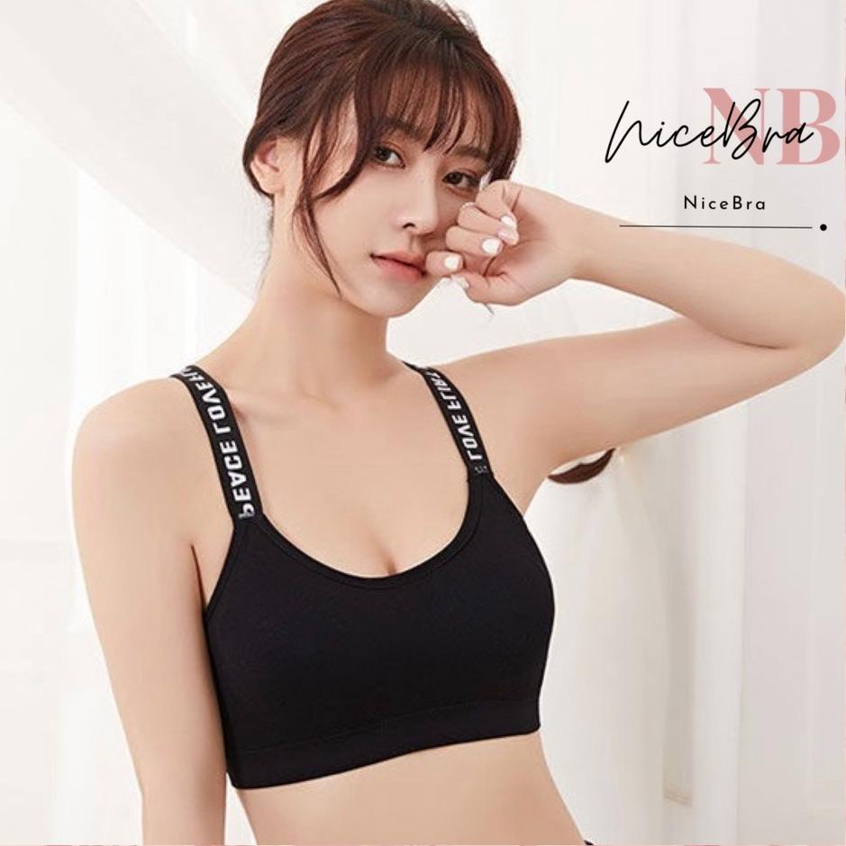 68 Nicebra Sport Bra Push Up Gym Fitness Senam Zumba Jogging Yoga BH Wanita High Quality 1040 DN2
