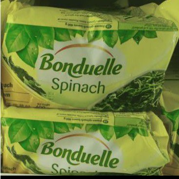 Bonduelle frozen spinach / sayur bayam beku 400gr