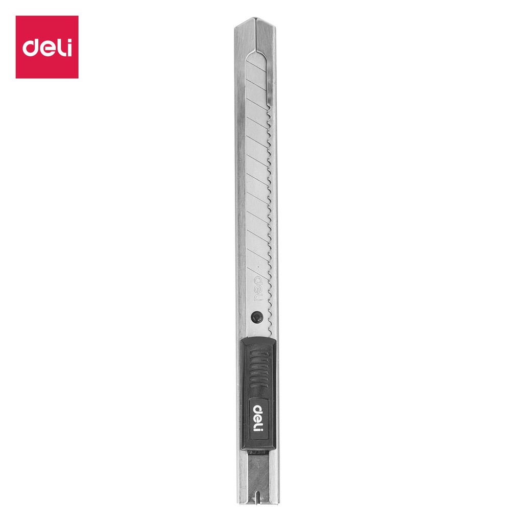 

Deli Cutter Kecil mata pisau baja SK5 keras, Aman, desain klip-pena E2036