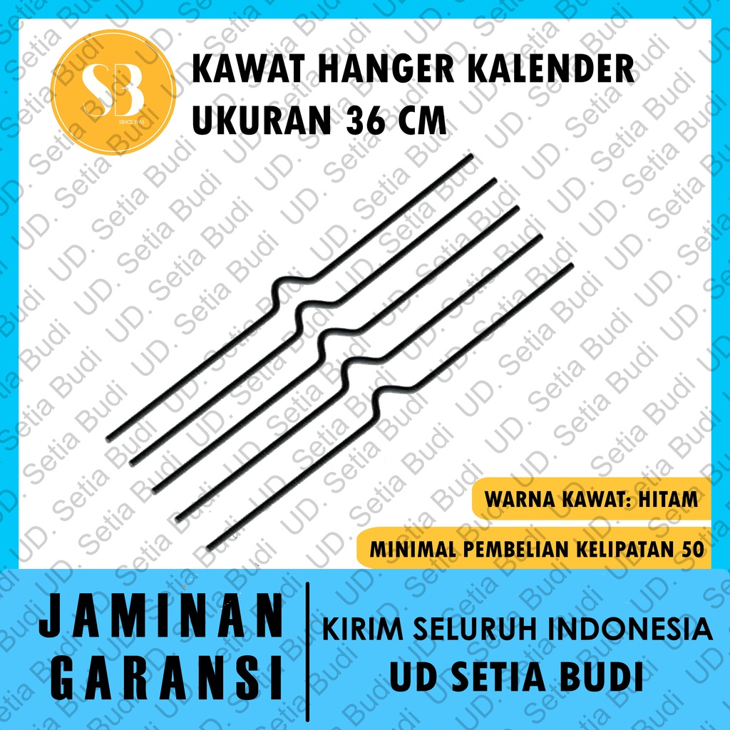 Kawat Hanger Kalender ukuran 36