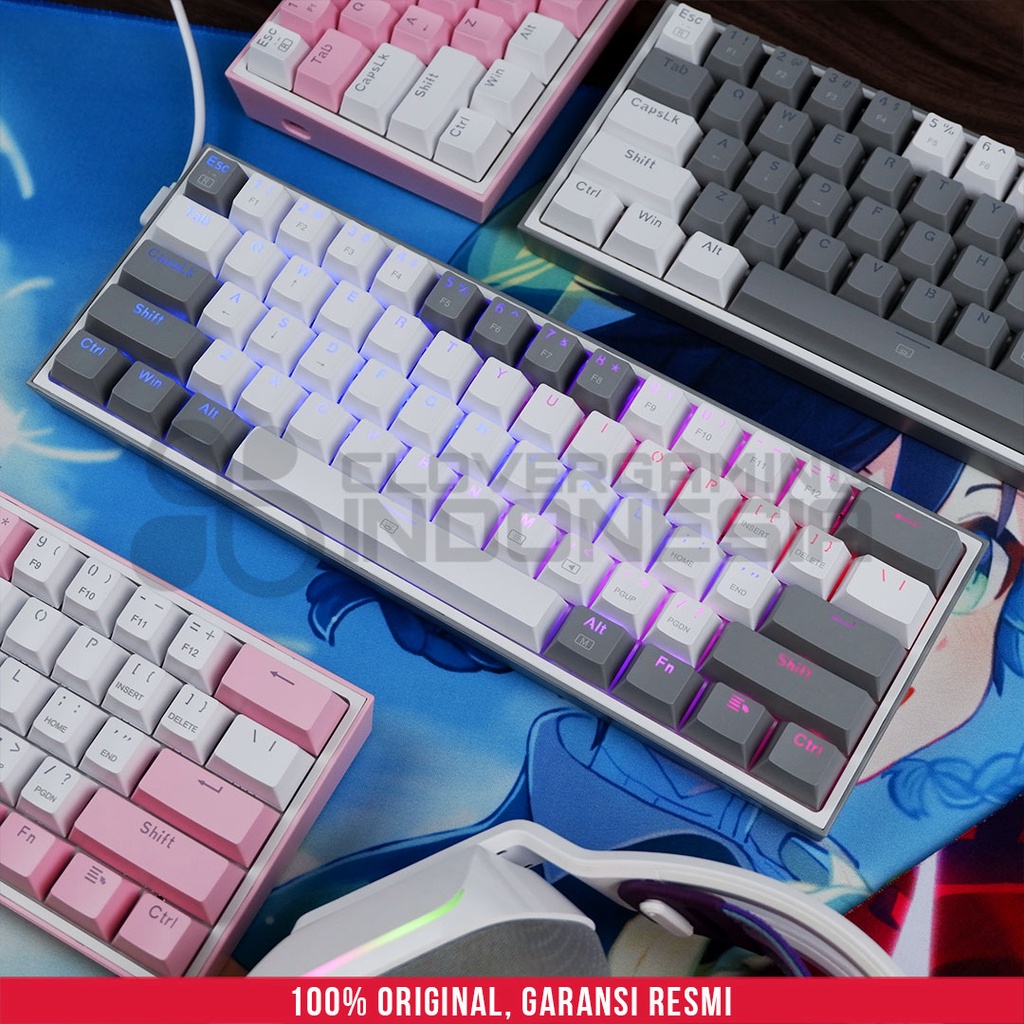 Redragon K617 FIZZ 60% RGB - Mechanical Gaming Keyboard