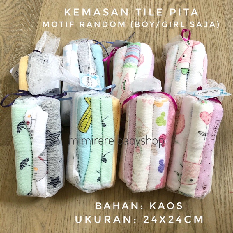 Washcloth Bayi isi 8 / Sapu tangan bayi katun 8in1