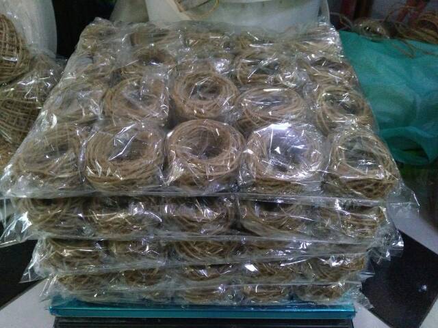 Rp275/meter (3ply) Tali Goni, Tali Rami, Jute, Tali vintage, Craft, Aksesoris-5