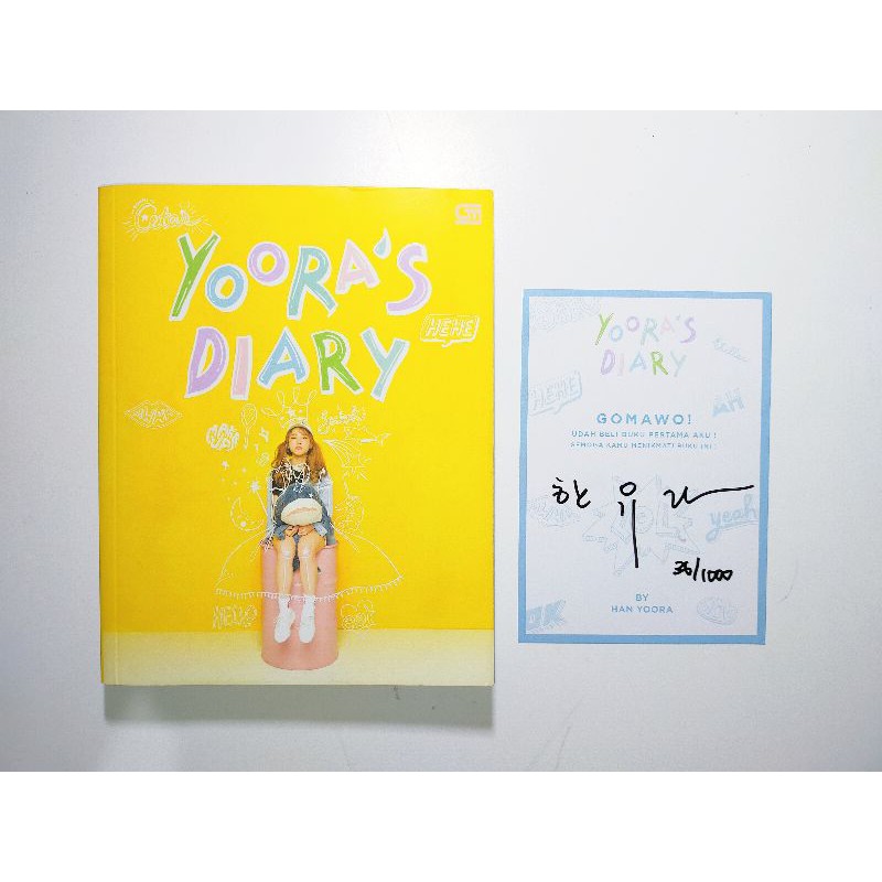 

Preloved Buku Yoora's Diary - Han Yoora (dapat Tanda Tangan Han Yoora nya langsung)