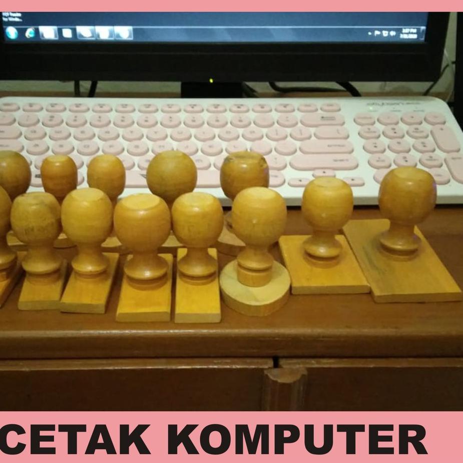 

[PROMO TZ069] Cetak Stempel Manual Runaflek Nylo Gagang Kayu Ready Stock