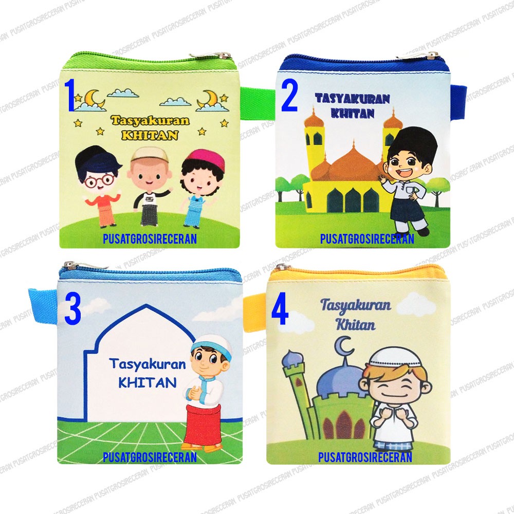 Dompet Koin Souvenir Khitan Sunatan Sirkumsisi Circumcision Tasyakuran Khitanan