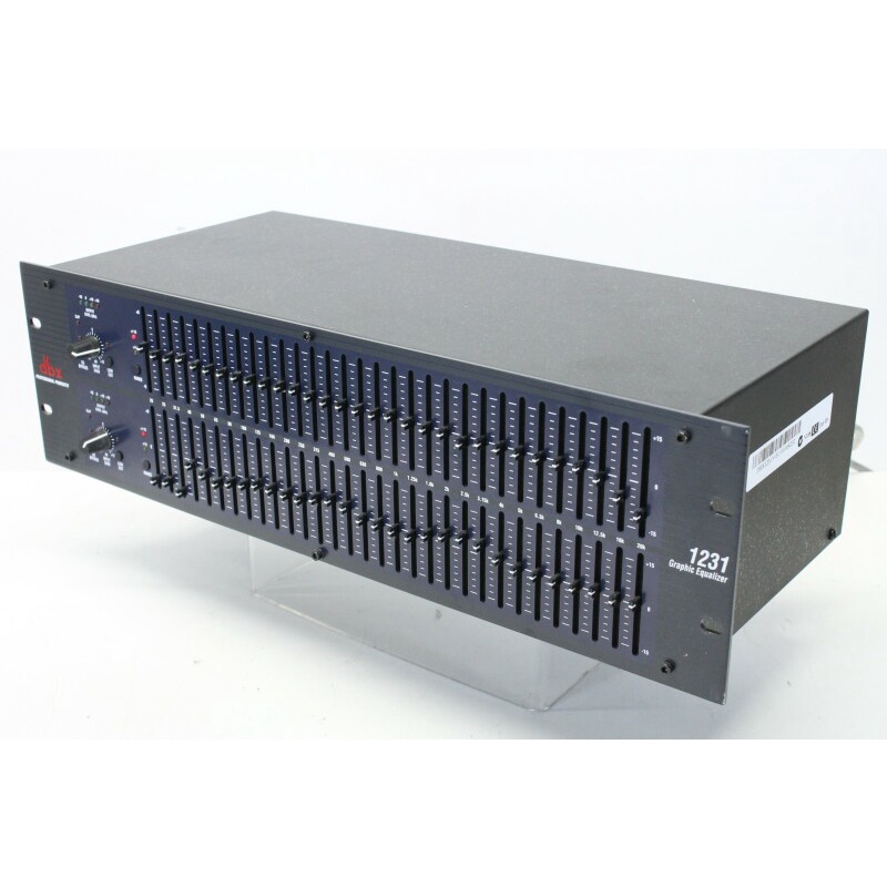 Equalizer DBX1231 DBX 1231 Grade A 2 x 31 Channel Dual Channel Equalizer DBX Graphic 3U ORI HITAM