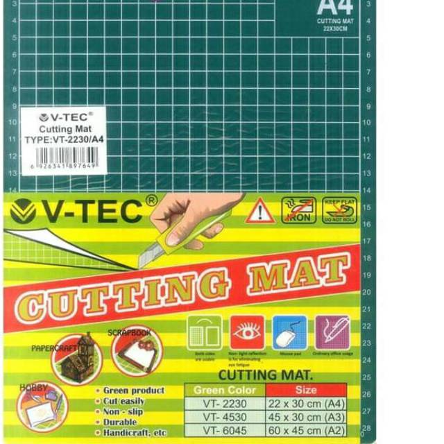 

VTEC Cutting Mat Alas potong Type VT-2230 A4