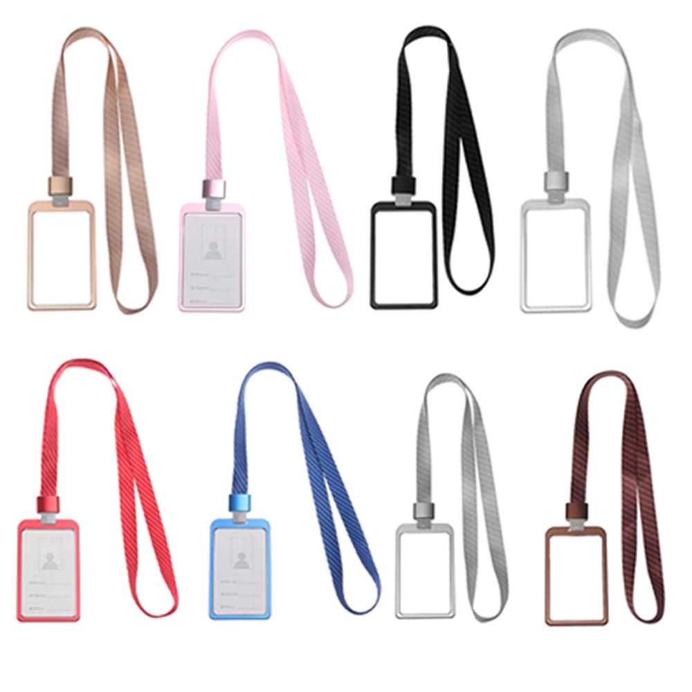 Lanfy Case Holder Kartu Kredit / ID Multifungsi Bahan Aluminum Alloy Anti Air Dengan Tali Lanyard