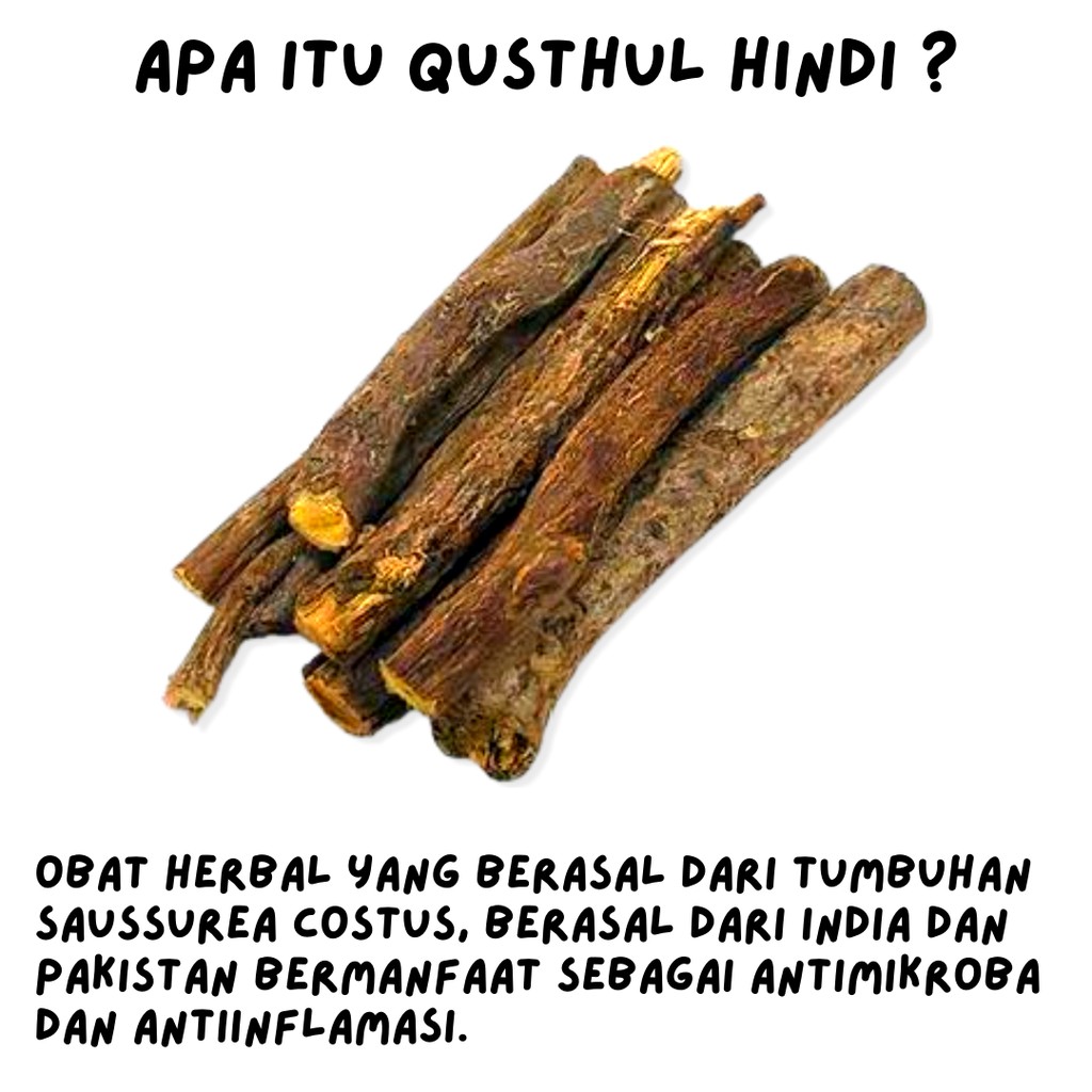 Obat Hidung Tersumbat Sinusitis Dan Pelancar Haid Ampuh Penyubur Kandungan Pria Wanita Qusthul Hindi 45 Kapsul Original