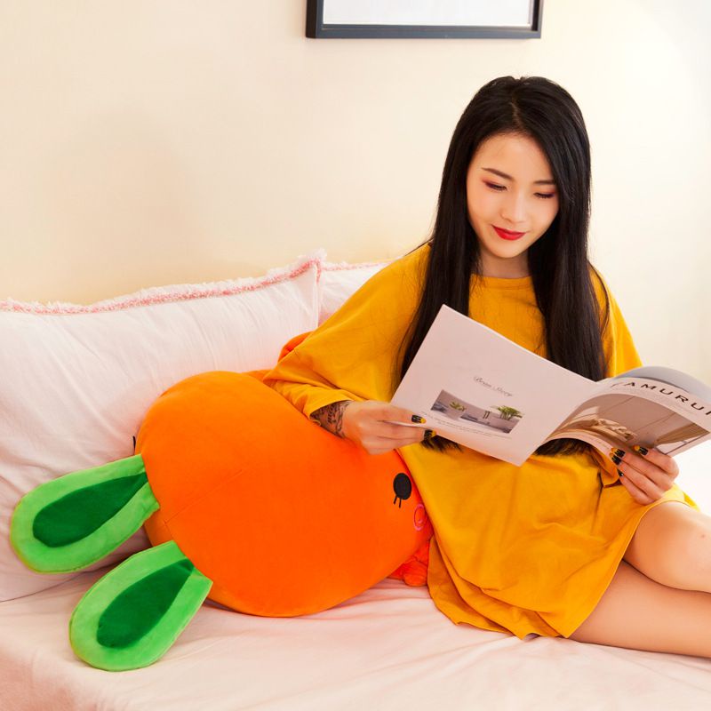 70cm Mainan Soft Stuffed Animals Carrot Sleeping Pillow Doll Plush Toy Cushion Kids Toy Gift Boneka