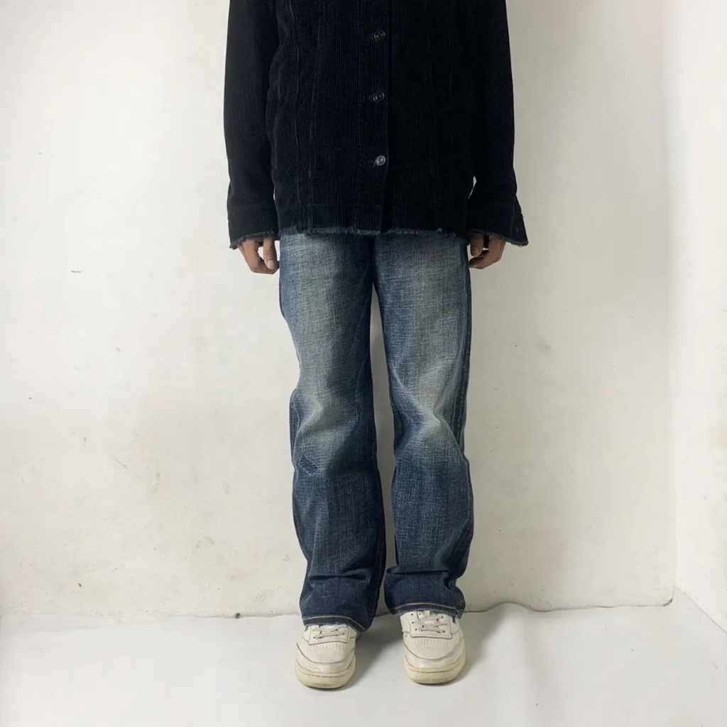 Diesel Industry Dark Blue Jeans Reguler Fit second original