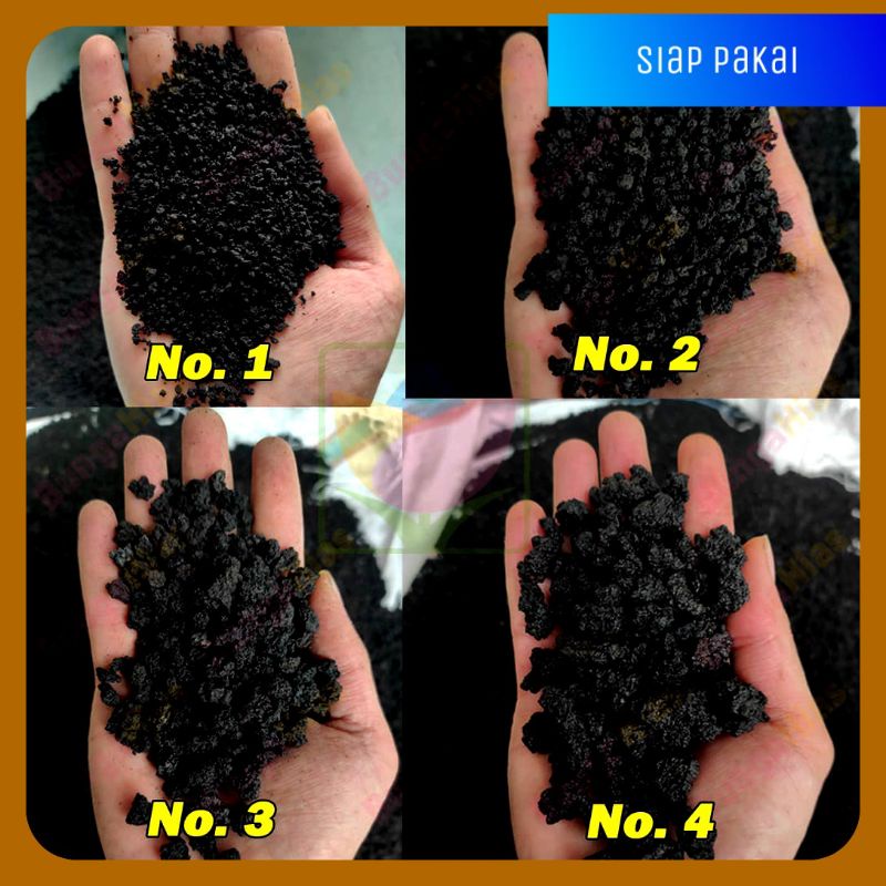 Pasir Malang Aquascape 1 KG hitam halus kasar bromo