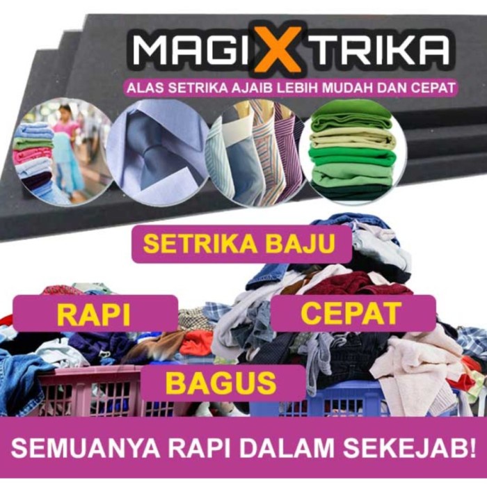 BAROKAH GAMIS MAGIXTRIKA (Alas Setrika Ajaib Anti Panas Anti Lengket) Teknologi Nano